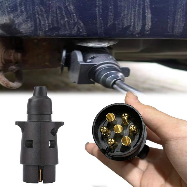 TEMU 7-core Trailer Connector Power Connector Trailer Adapter 7-core Adapter Adapter