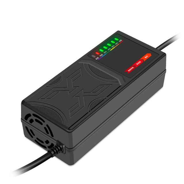 TEMU Charger For 48v20ah Electric Vehicle Batteries With Automatic Shut-off, Featuring 7 Indicator Lights And Multiple Safety Protections, Designed For 220v, Without Battery