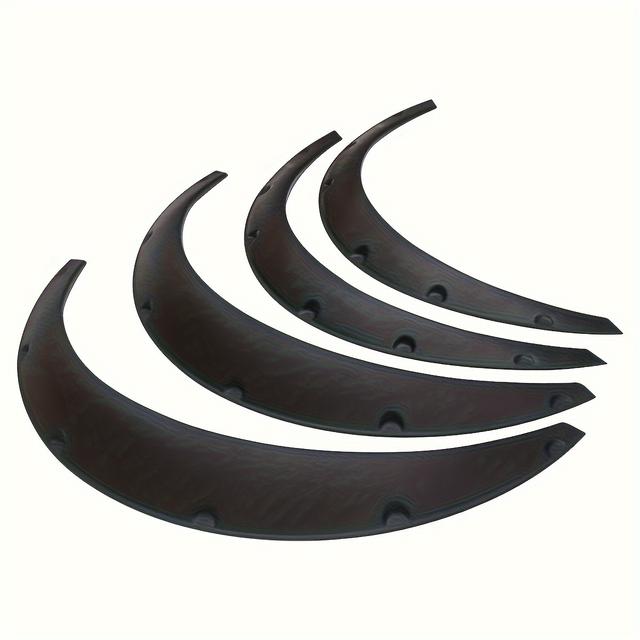 TEMU 4 Universal Flares For Cars, Suitable For Suvs, Sedans, And Off-road Vehicles, Plastic Extensions For Wheel Arches, Used For Car Decoration