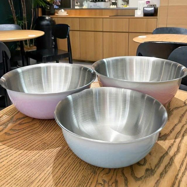 TEMU Ensemble de 3 en Acier Inoxydable - Durables, pour les Aliments, Multi- pour , la Cuisson et le Service - Parfait pour Noël, Halloween, Pâques, Hanoukka, Thanksgiving