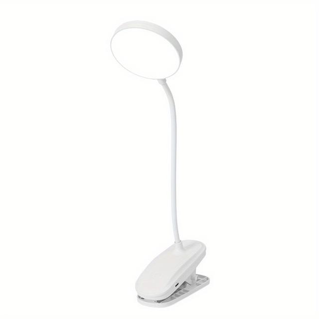 TEMU Usb Led Clamp Desk Lamp Flexible Gooseneck Touch Dimming Table Lamp Clip