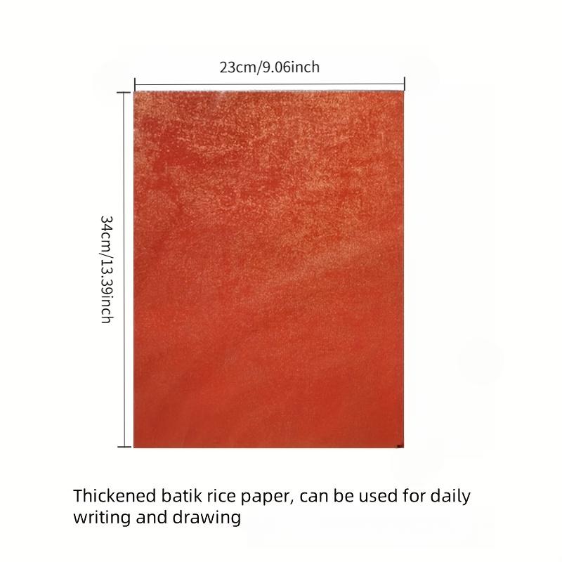 TEMU 20pcs Thickened Batik Art Xuan Paper, Semi-ripe Xuan Paper, Ten Colors Pearlescent Paper, Semi-finished Calligraphy, Brush Calligraphy Works And Diy Handicraft Special Paper