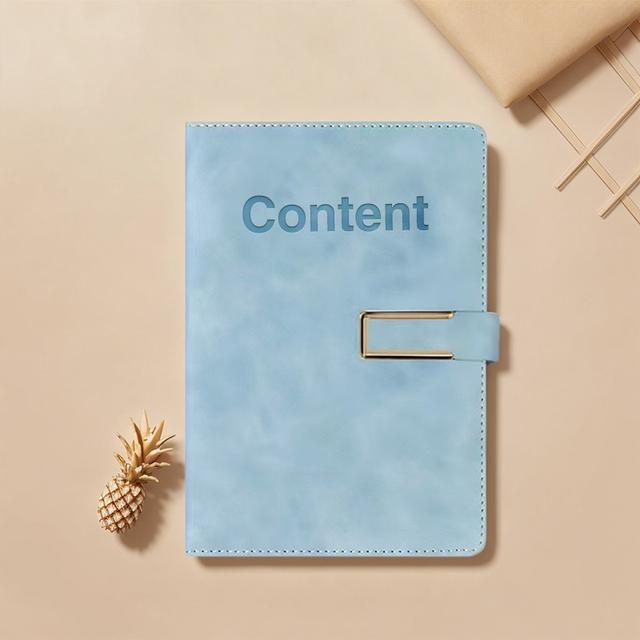 TEMU 1pc Custom A5 Vintage Soft Leather Notebook | Magnetic Bookmark Design | Engravable Name | Meeting Notes & Study | Back-to-school Gift | Valentine's Day Gift | New Year Gift