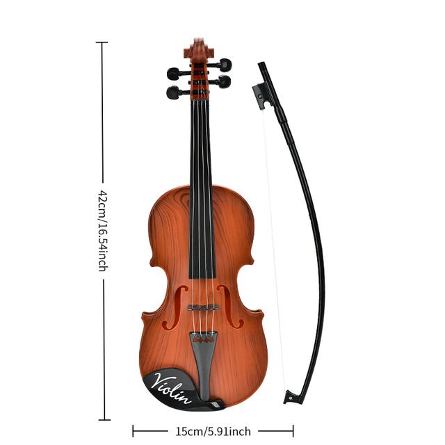 TEMU Violín Compacto - Ideal para Principiantes, para Clases de , Viajes, Regalos para y Fiestas - y Portátil para Jóvenes Músicos y Coleccionistas