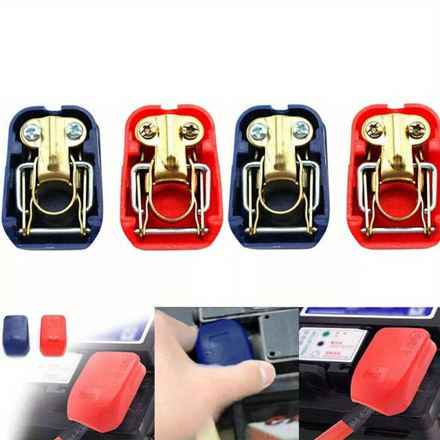 TEMU 4 12v Release Battery Disconnect Terminal Clip Connector Parts