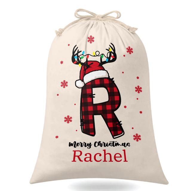 TEMU Sacs cadeaux de Noël sur mesure, sacs de Père Noël personnalisés avec personnalisés, et sacs avec , idéaux pour créer un esprit des fêtes.