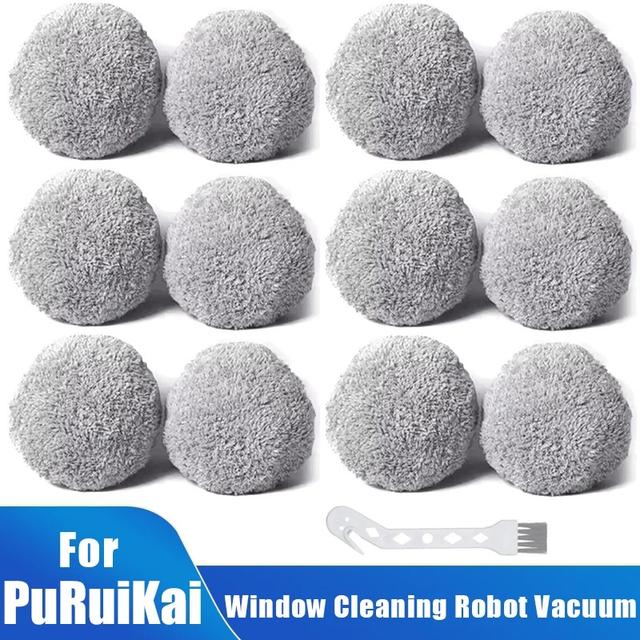 TEMU 13pcs Mop Cloth For Cleaning Robot, Washable Mop Cloth Rags Window Glass Cleaning Clothes Kits