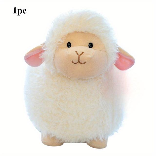 TEMU 8.66" Мила плюшевая козиця - М'яка козирка з поліестеру, подарунок для | Грайливий тварини | М'яка , подарунок для | Грайливий тварини | М'яка , плюшевая козиця
