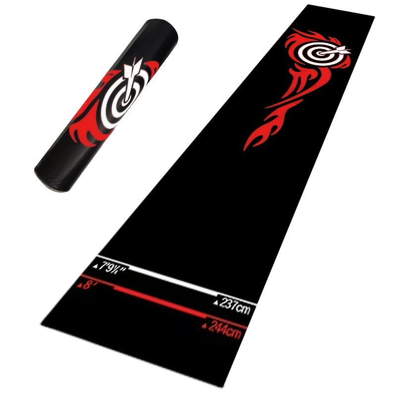 TEMU Professional Dart Mat, Steel Darts And Soft Darts Dart Mat, Equipped With Throwing Line, Dart Throwing Line Mat, Protects Floor And Dart Tips, Dart Additions