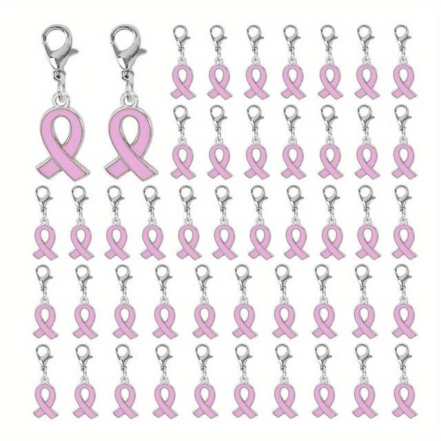 TEMU مجموعة من 50 قطعة من المفاتيح القصيرة مع مشبك جراد البحر، مجموعة صغيرة من المعلقات لوازم الحفلات.