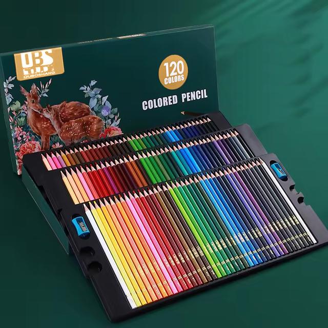 TEMU Colored Pencil Set Painting Pencil Oily Colored Lead 120 Colors Pencil, Back To School, School Supplies, Kawaii Stationery, Colors For School, Markers, Stationery, Writing Pens, Colored Markers