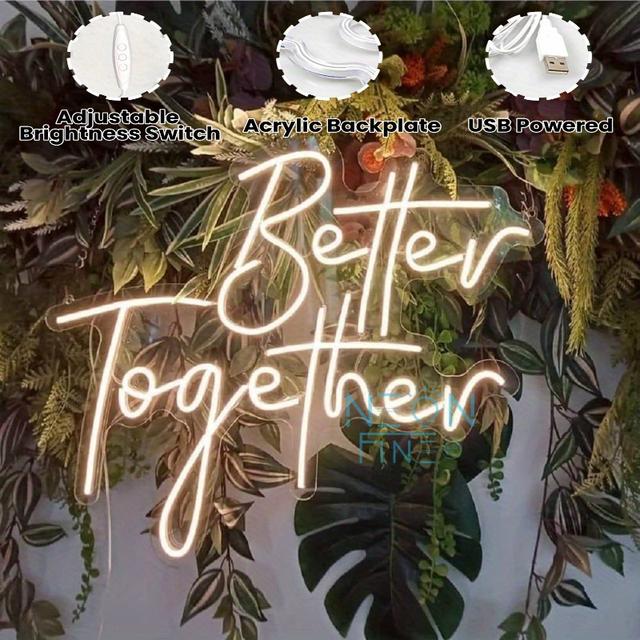 TEMU LED Neon Leuchtreklame Nachtlicht für Wand, Party, Dekoration, Schlafzimmer, Zimmer, Bar, Hochzeit, Zuhause, Geburtstag, Kunst, Deko, Weihnachten