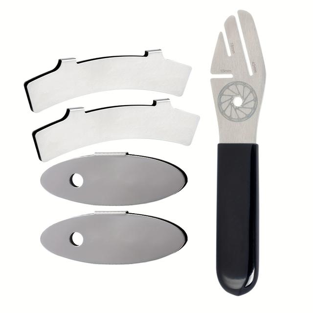 TEMU Zestaw 5 narzędzi do ustawiania tarcz hamulcowych, pasuje do rowerów MTB, CX i szosowych