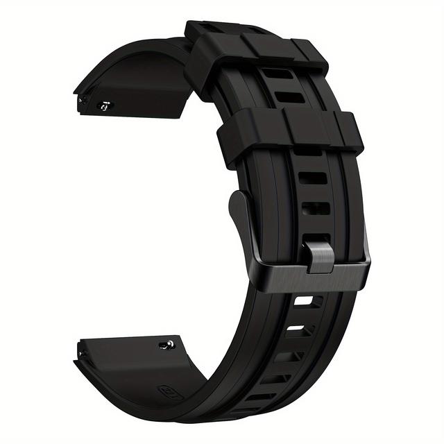 TEMU Official 22mm Silicone Strap For Huawei Watch , In Multiple Colors, Featuring -release Design Suitable For Sports And Business, For Men And Women.