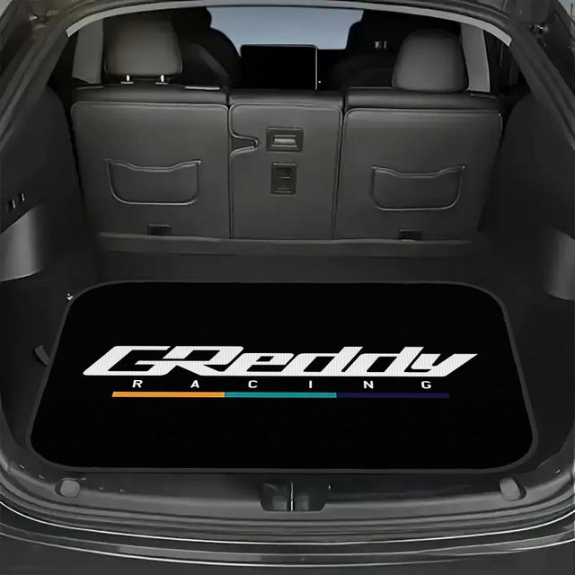 TEMU 【グレディレーシングロゴ入り】トランクマット 1枚。ラバーバック付きで、大型カーゴライナーとして設計。滑り止め、耐久性、耐摩耗性、洗浄性に優れ、オー、カーカーペットとして多用途に使えます。