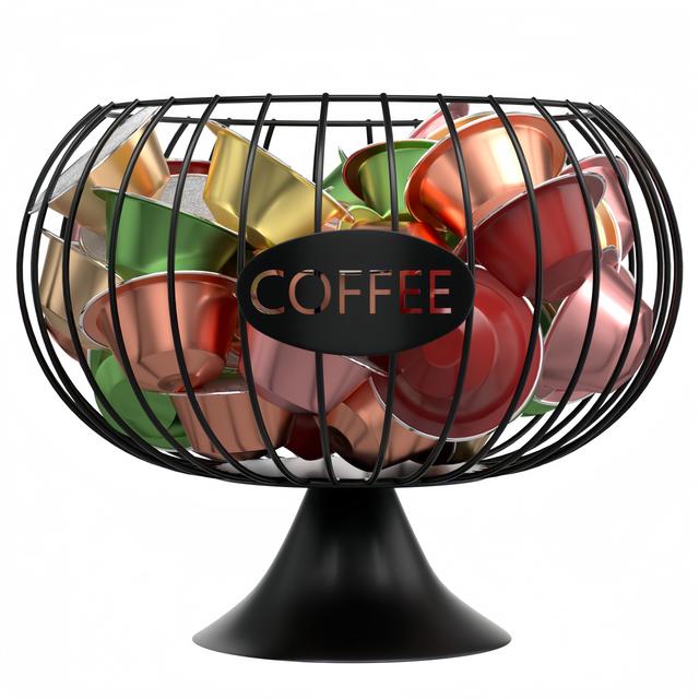 TEMU Suporte para Cápsulas de Café, Caixa de Armazenamento de Cápsulas de Café, Cápsulas de , Armazenamento de Creme para Café, Bar de Café Fácil de Recarregar e Organizar, Decoração de Bar de Café