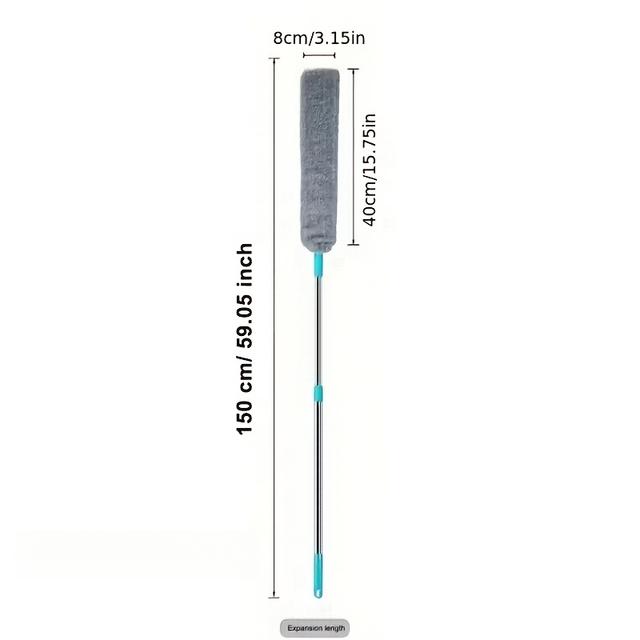 TEMU Multi-functional Duster | Durable Soft Dusting Brush For Sofas, Furniture, And Appliances | Suitable For Living Room, Bedroom, Bathroom, Kitchen | Metal And Plastic Material