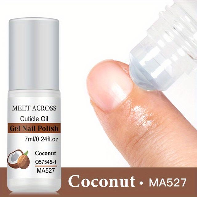 TEMU Óleo de Cutículas Natural, um Óleo à Base de Plantas em Formato , Projetado para as Cutículas, a Pele e Reparar Unhas Danificadas, Ideal para o Cuidado Diário das Unhas Femininas