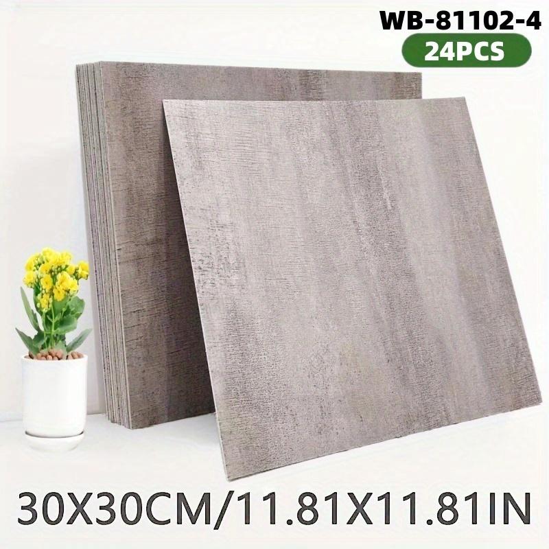 TEMU 12/24 Self-adhesive Marble Pattern Floor Stickers, 11.81inx11.8in, Waterproof Vinyl, And Stick Installation, Suitable For Living Room, Bedroom, Balcony, Office, Floor And Wall Decoration