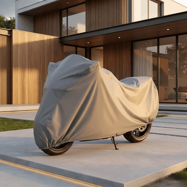 TEMU Capa para Motocicleta de Exterior, Impermeável, à de Chuva , Sua Moto de Chuva, Sol, Poeira, Arranhões e Mau Tempo
