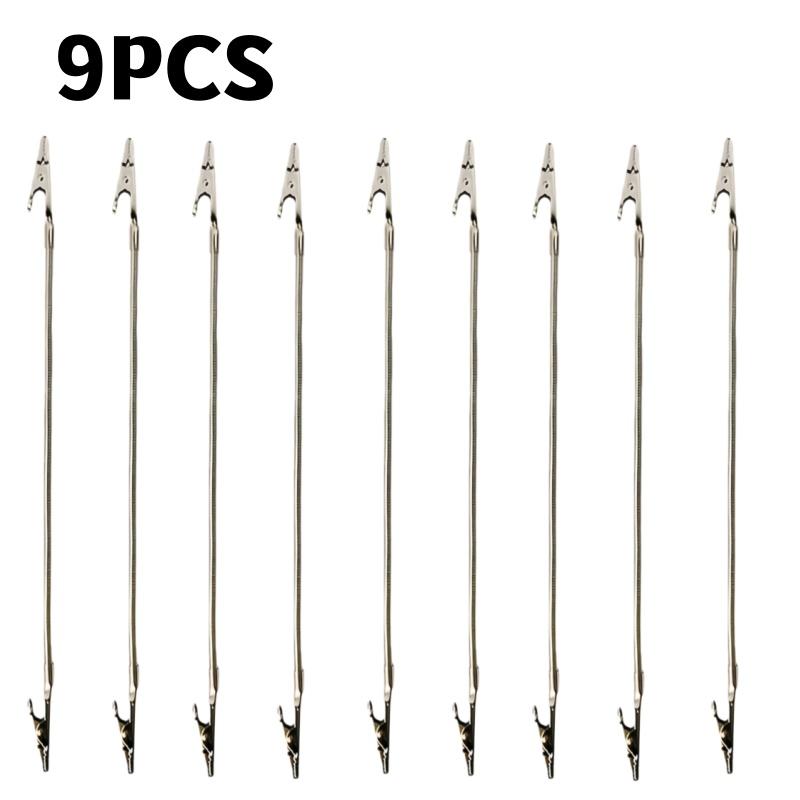 TEMU Paquete de 9 pinzas de multifuncionales de doble de resistencia | Diseño flexible para diversas aplicaciones industriales, duradera, pinzas de metal de calidad