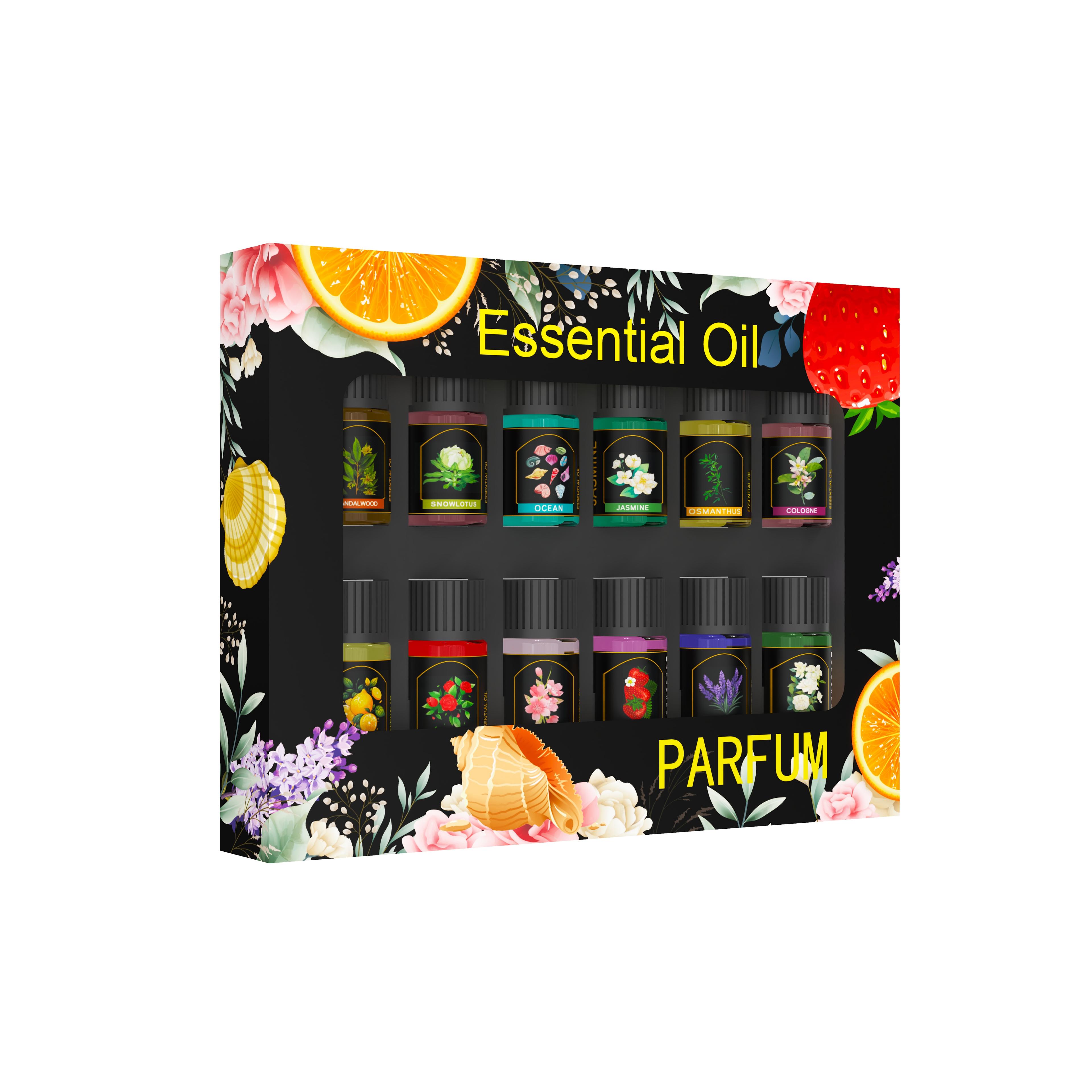 TEMU Of 12 Bottles Humidifier Essential Oil Water Soluble Essential Oil, Car Indoor Loose Fragrance Essential Oil