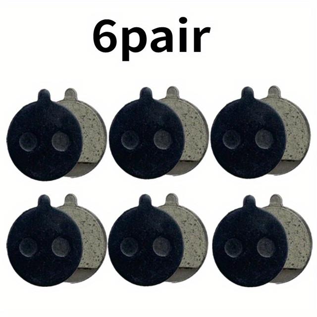 TEMU 4/6 Par Cykel Organiska Skivbromsbelägg Passar för M4 PRO Elsparkcykel Hopfällbar Sparkcykel Kaliper, Hållbara Bromsbelägg med Utseende av Järnmaterial