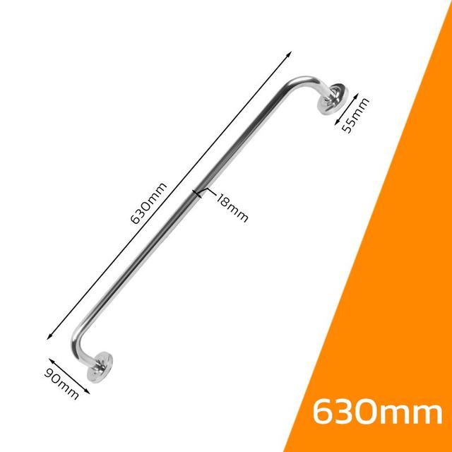 TEMU MUSCLE COW ราวแขวนผ้าเช็ดตัวสแตนเลสสตีลแบบติดผนังสำหรับห้องน้ำ มีให้เลือกขนาด 60, 75 และ 90 ซม. พร้อมชุดติดตั้งครบชุด