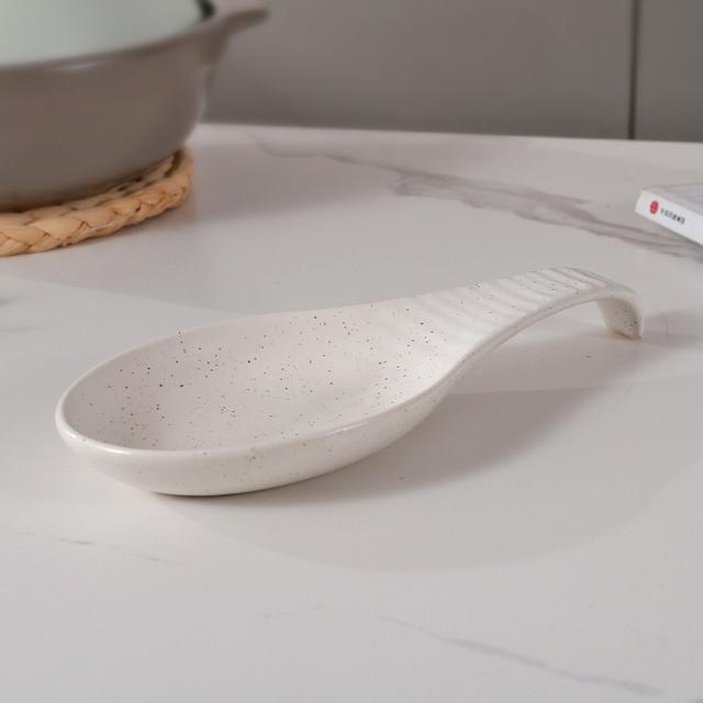 TEMU Ceramic European Retro Spoon Holder - Compatible With Stoves And Kitchen Countertops - Suitable For Microwave Ovens, Dishwashers, And Sterilizers
