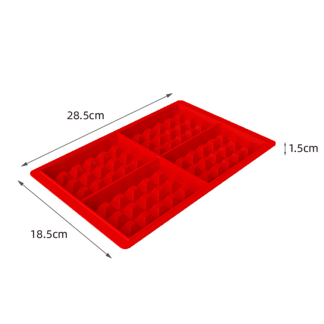 TEMU Форми для вафель, прямокутні та силіконові форми для вафель у формі серця, великі форми для випікання вафель, для приготування вафель, тортів, цукерок та шоколаду