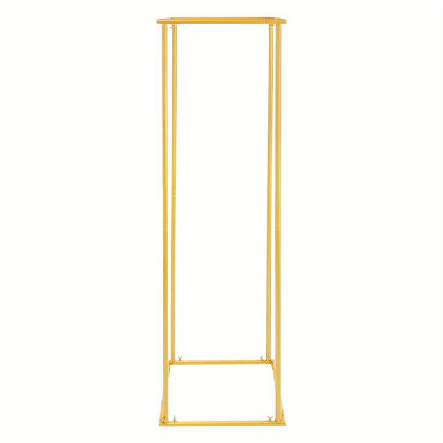 TEMU Blumenständer, Blumenpräsentationsregal Dekoration für Hochzeitsfeiern Events, Goldener Blumenhalter für Zuhause, Party Hochzeitsdekoration