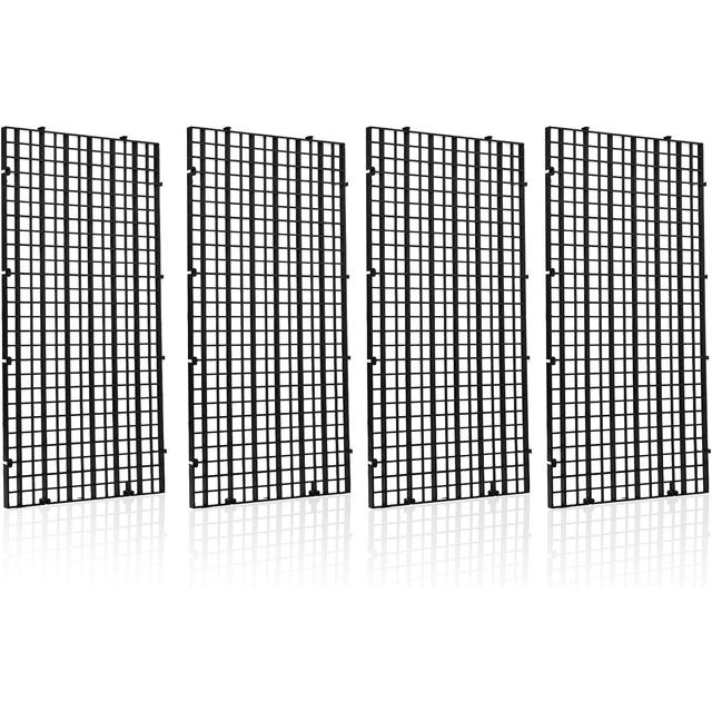 TEMU 4-pack Aquarium Divider, Fish Tank Separator, Plastic Grid Crate, Filter Bottom Partition, Egg Crate For Fish And Plants, Durable Aquatic Tank Divider