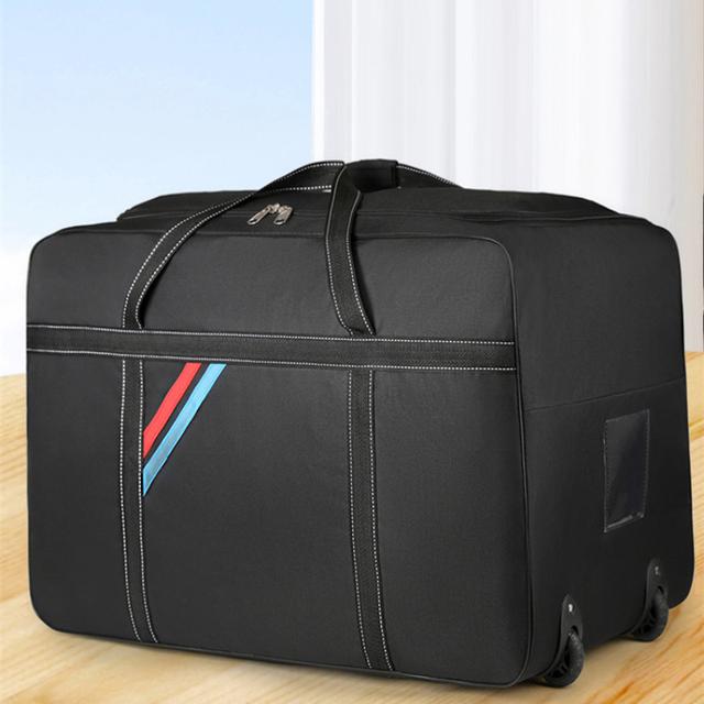 TEMU Neue Reise-Tasche mit Rollen, geeignet für Geschäftsreisen, und bei Fluggesellschaften, faltbar mit großem Fassungsvermögen für die Aufbewahrung