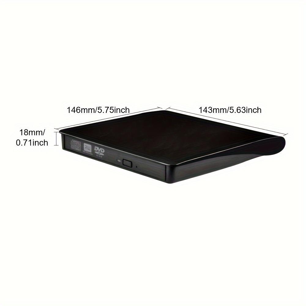 TEMU Portable - External Optical Drive Burner & Player: -c/- Compatible For Windows/ /, Plug-in Cd/dvd/vcd Writer/rewriter Suitable For Laptop, Pc, -c Smartphones, Tablets, -c Hubs