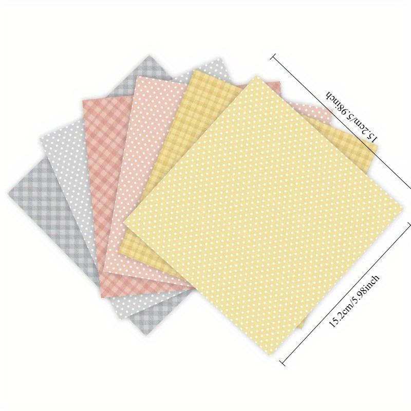 TEMU 12 Ark Vår Färger Pysselpapper Block Skärdies Konstbakgrund Origamis Scrapbooking Korttillverkning