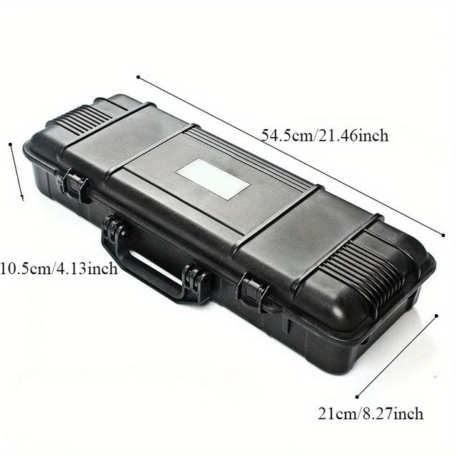 TEMU 1x High Quality Hard Shell Toolbox, Organizer, Storage Box, Camera, Photography, , Safety Protection, Sponge Instrument Toolbox