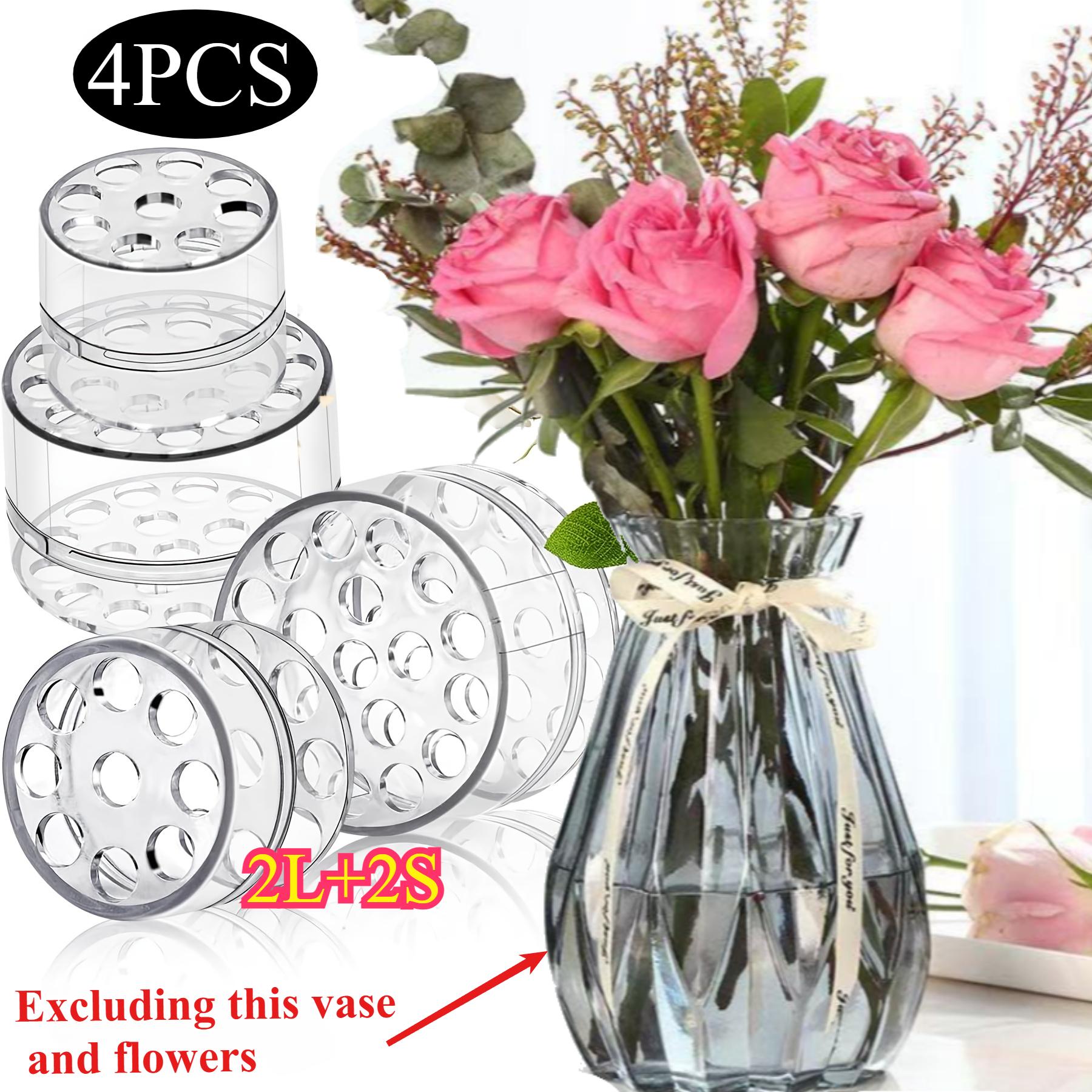 TEMU 4pcs Flower Arranger, Spiral Flower Arrangement Tool, Flower Bouquet Packaging Additions, Spiral Flower Stem Holder Support, Japanese Honeycomb Flower Arranger, Wedding Bouquet Kit