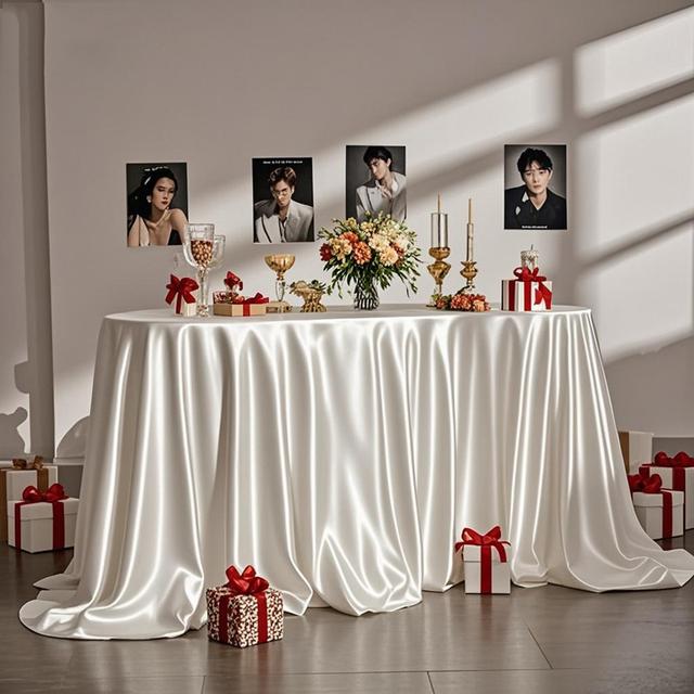 TEMU Mantel de con acabado liso y , y de sin costuras. Disponible en múltiples , diseñado específicamente para mesas rectangulares y reutilizable