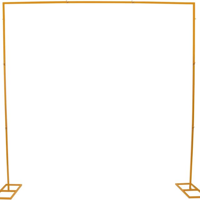 TEMU 2,4 x 2,4 m Metalen Trouwboog, Druivenboog, Draagt tot 5 kg, DIY Decoratie Trouwboog voor Bruiloften, Jubilea, Verjaardagsfeesten, Diploma-uitreikingen, Huwelijksaanzoeken Goudkleurig