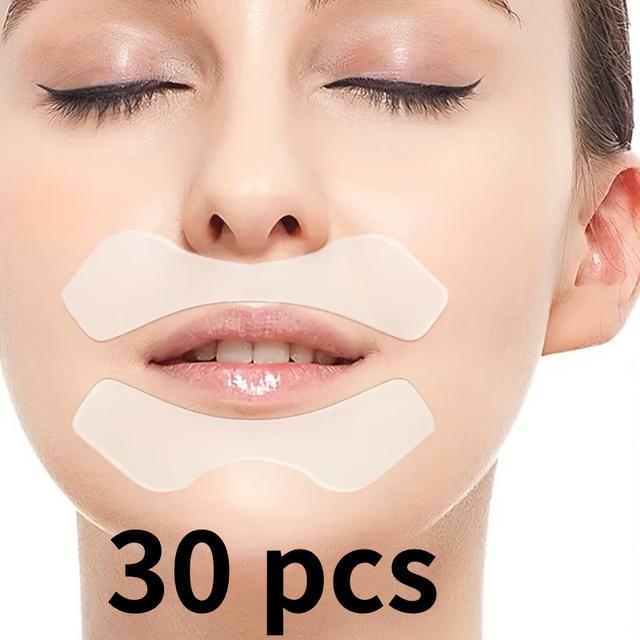 TEMU 30 Piezas de Parches para Cuidado de Labios - Hidratantes para Labios y Agrietados, Reducción de Arrugas, Uso Nocturno y Diario ( y Después)