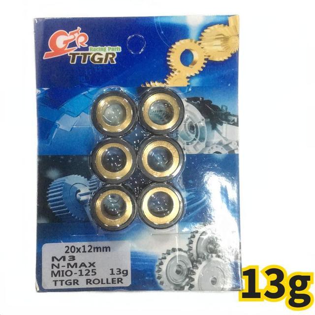 TEMU 6pcs Compatible For Mio M3/i125/ Motorcycle & Pulley Set - Heavy-duty Racing Clutch System, Parts, Compatible With 8/9/10/11/12/13/14/15/16g Models