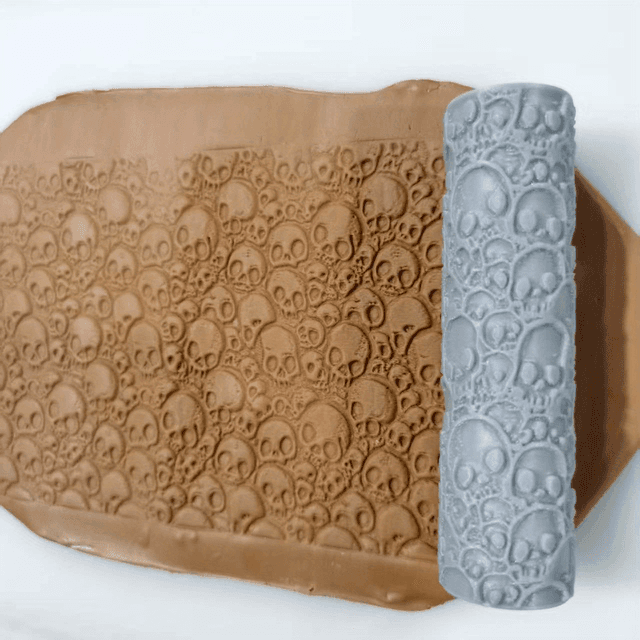 TEMU Polymer Clay Texture Roller, Suitable For Dnd And Rpg Terrain Building With High-detail Design, Art Projects And Soft Clay Crafting