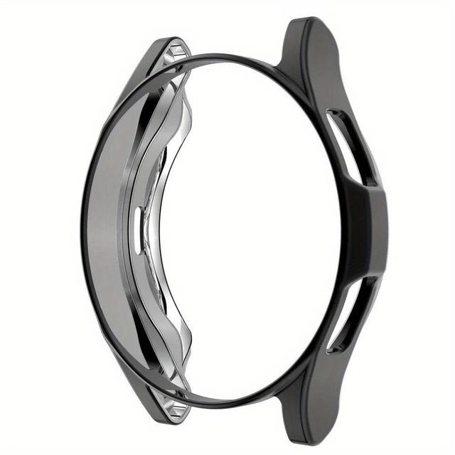 TEMU Lágy TPU tok for Samsung Galaxy Watch 4/5 44mm 40mm-hez, óra kiegészítők bevonatos TPU védőkeret és kijelzővédő for Samsung 42mm 46mm-hez