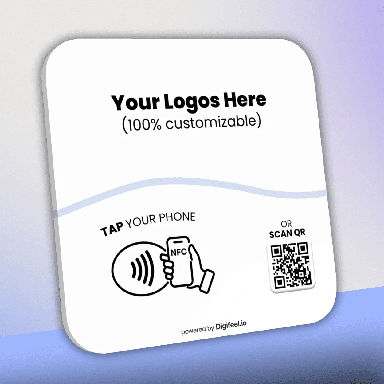 TEMU Custom Personalized , Review Logo, With Adhesive Backing For Pasting