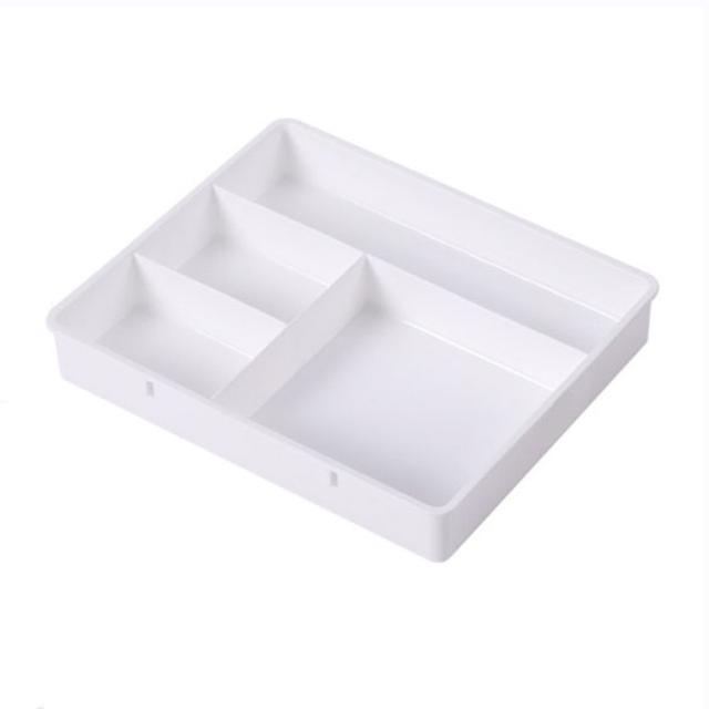 TEMU 1pc Adjustable Drawer Style Make Up Storage Box Sundries Cosmetic Container Divider Desktop Sundries Fragrance Finishing Box