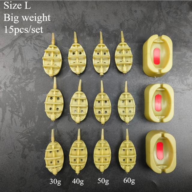 TEMU 15pcs Fishing Lure Punch Tool Set, 5pcs Per Pack For Total Of 3 Sets