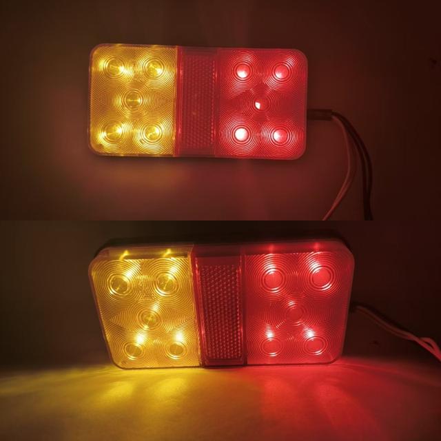 TEMU 2 Peças Luz LED para Carro , Luz Traseira LED para Caminhão, RV, Luz de Estacionamento e Ré, Kit de Luz para Carro, Universal, Fácil Instalação