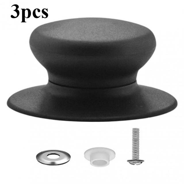 TEMU 3pcs High Temperature Resistant Lid Handle Replacement Parts Kitchen Cookware Accessories Design
