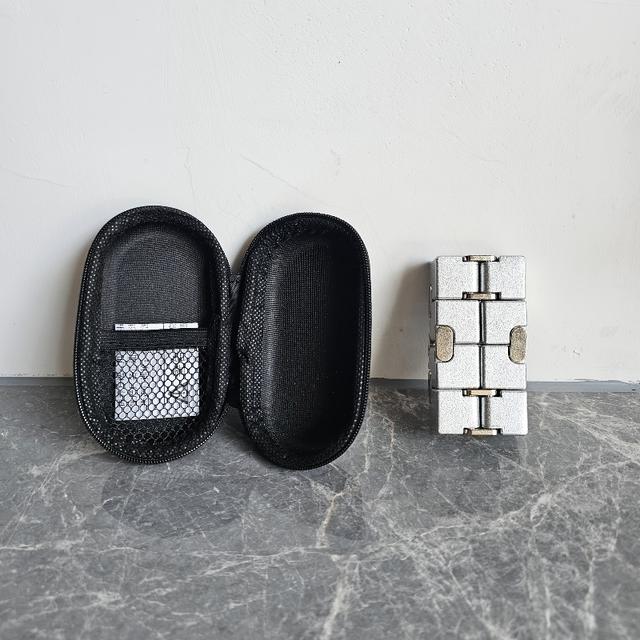 TEMU 1 Alloy Cube, Portable Multi-sided Flip Puzzles, Arts & Crafts, Killing Boring Cubes, Arts & Crafts Supply