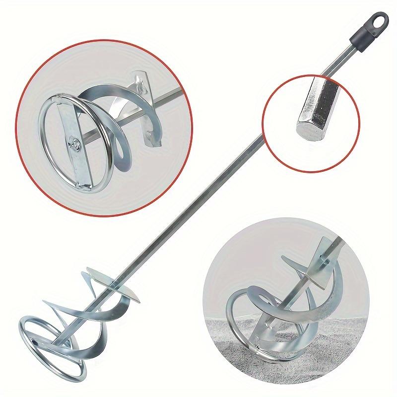 TEMU Multi-functional Stirring Paddle Stick- 1pc, Suitable For Paint, Cement, Mud, Electric Concrete Mixer